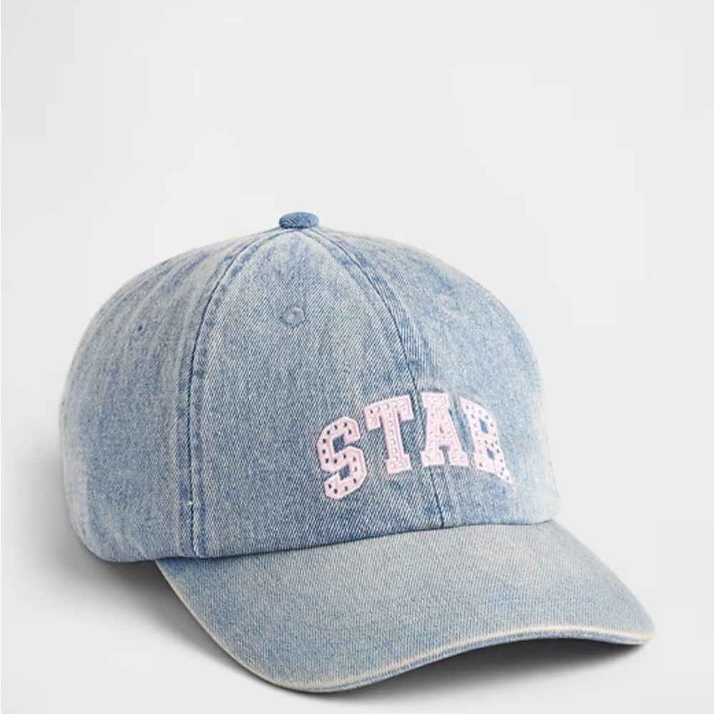 Sandy Liang x Gap logo baseball denim hat